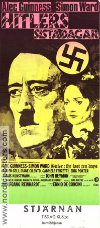 Hitlers sista dagar 1973 poster Alec Guinness Simon Ward Adolfo Celi Ennio De Concini Hitta mer: Adolf Hitler Hitta mer: Nazi