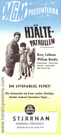 Hjältepatrullen 1963 poster Rory Calhoun William Bendix Richard Jaeckel Francis D Lyon