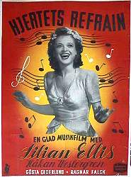 Hjärtats refräng 1943 movie poster Lilian Ellis