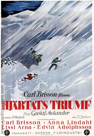 Hjärtats triumf 1929 movie poster Carl Brisson
