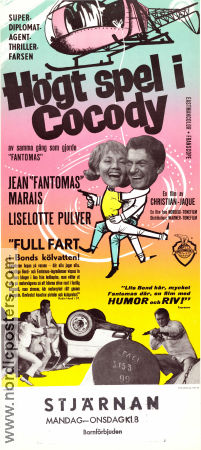 Högt spel i Cocody 1965 poster Jean Marais Liselotte Pulver Philippe Clay Christian-Jaque