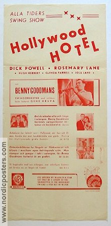 Hollywood Hotel 1939 poster Dick Powell Busby Berkeley