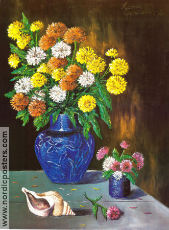 Höst-astrar 1996 poster Poster artwork: Leona Oppenheimer Flowers and plants Artistic posters