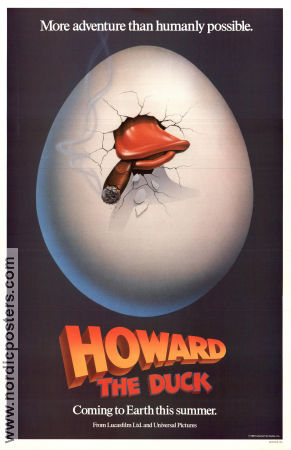 Howard the Duck 1986 poster Lea Thompson Willard Huyck