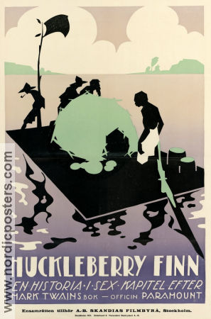 Huckleberry Finn 1920 movie poster Lewis Sargent Katherine Griffith William Desmond Taylor