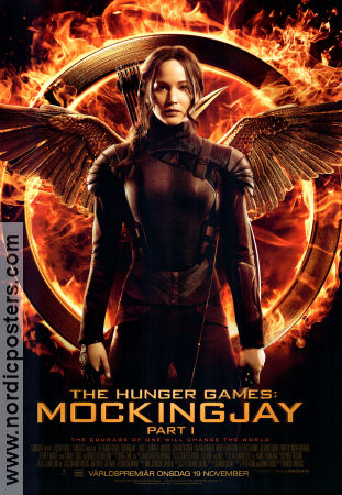 The Hunger Games: Mockingjay Part 1 2014 poster Jennifer Lawrence Francis Lawrence