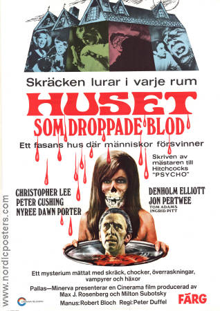 The House That Dripped Blood 1971 movie poster Christopher Lee Peter Cushing Peter Duffel