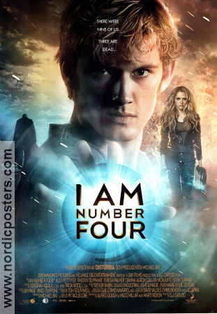 I Am Number Four 2011 movie poster Alex Pettyfer Timothy Olyphant DJ Caruso