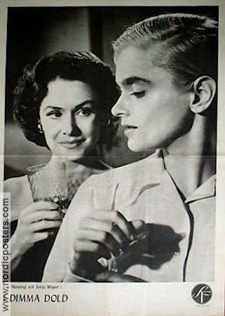 I dimma dold 1953 movie poster Sonja Wigert Eva Henning