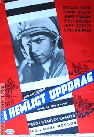 Home of the Brave 1949 movie poster Douglas Dick War