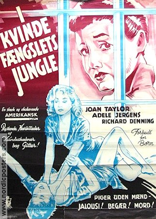 I kvindefaengslets jungle 1956 movie poster Richard Denning