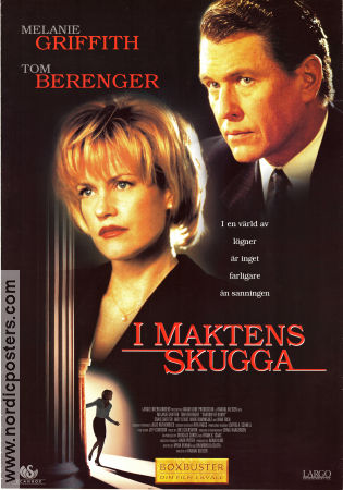 I maktens skugga 1998 poster Melanie Griffith Tom Berenger Craig Sheffer Randal Kleiser