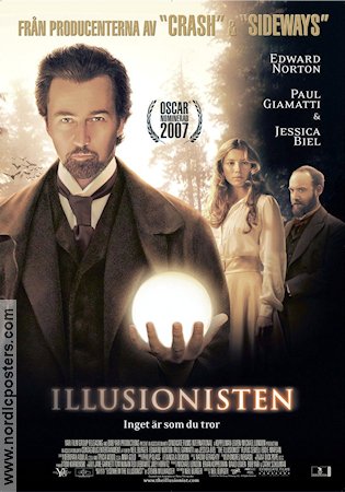 The Illusionist 2006 movie poster Edward Norton Paul Giamatti