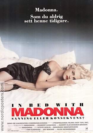 In Bed with Madonna 1991 movie poster Madonna Ladies