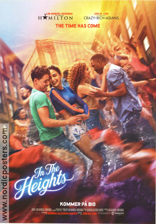 In the Heights 2021 movie poster Anthony Ramos Corey Hawkins Leslie Grace Jon M Chu Musicals