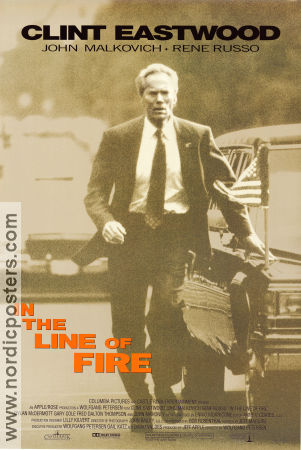 In the Line of Fire 1993 poster Clint Eastwood Wolfgang Petersen