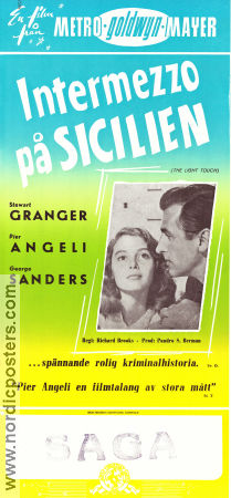 Intermezzo på Sicilien 1951 poster Stewart Granger Pier Angeli George Sanders Richard Brooks