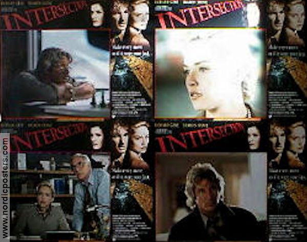 Intersection 1994 lobby card set Richard Gere Sharon Stone