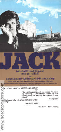 Jack 1977 poster Göran Stangertz Jan Halldoff