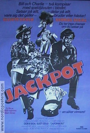 California Split 1975 movie poster George Segal Robert Altman Gambling
