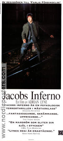 Jacob´s Ladder 1990 movie poster Tim Robbins Danny Aiello Adrian Lyne
