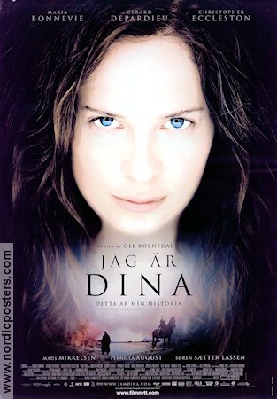 Jag är Dina 2001 movie poster Maria Bonnevie Gerard Depardieu
