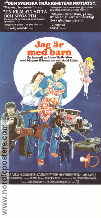 Jag är med barn 1979 movie poster Magnus Härenstam Lasse Hallström Poster artwork: Per Åhlin Kids