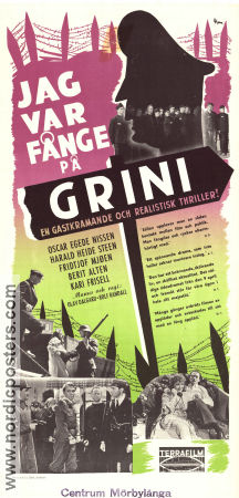 Vi vil leve 1946 movie poster Berit Alten Bjarne Bö Oscar Egede-Nissen Olav Dalgard War Norway