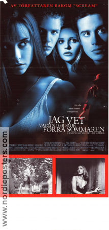 I Know What You Did Last Summer 1997 movie poster Jennifer Love Hewitt Sarah Michelle Gellar Anne Heche Jim Gillespie