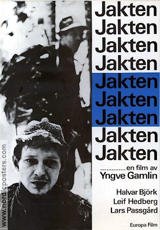 Jakten 1965 movie poster Lars Passgård Yngve Gamlin