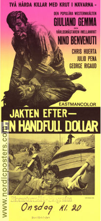 Jakten efter en handfull dollar 1969 poster Nino Benvenuti Giuliano Gemma Chris Huerta Duccio Tessari