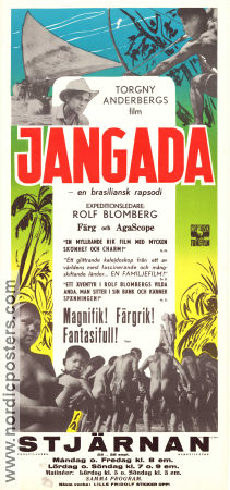 Jangada 1959 poster Rolf Blomberg Torgny Anderberg Dokumentärer