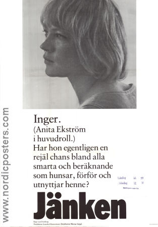 Jänken 1970 movie poster Anita Ekström Lars Green Mona Dan-Bergman Lars Forsberg