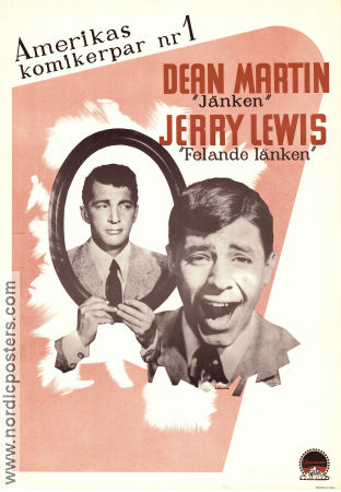 Jänken och felande länken 1950 movie poster Dean Martin Jerry Lewis