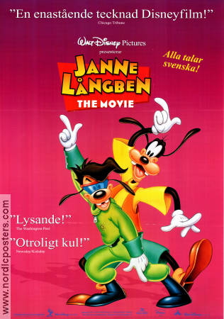 A Goofy Movie 1994 poster Långben