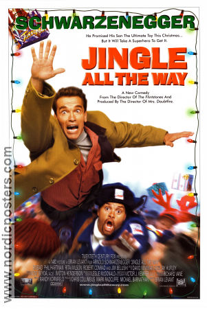 Jingle All the Way 1996 movie poster Arnold Schwarzenegger Phil Hartman Brian Levant