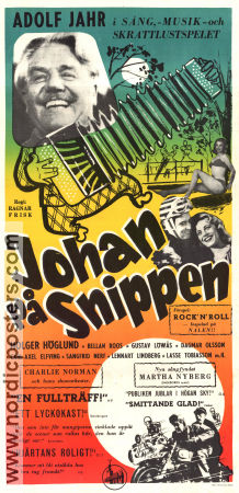 Johan på Snippen 1956 poster Adolf Jahr Ragnar Frisk