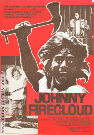 Johnny Firecloud 1975 movie poster Victor Mohica Ralph Meeker David Canary William Allen Castleman