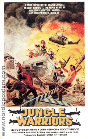 Jungle Warriors 1984 movie poster Sybil Danning John Vernon Ernst Ritter von Theumer