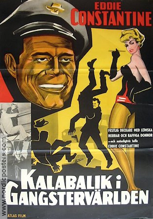 Votre devoue Blake 1954 movie poster Eddie Constantine Ladies