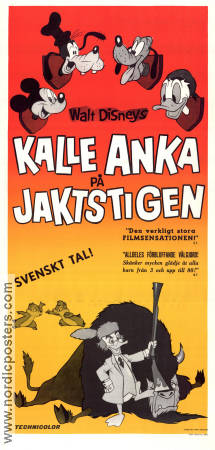 Kalle Anka på jaktstigen 1965 movie poster Kalle Anka Donald Duck