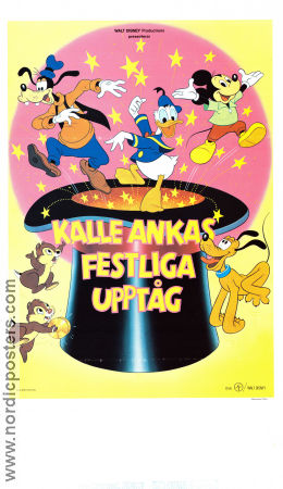 Kalle Ankas festliga upptåg 1985 poster Kalle Anka