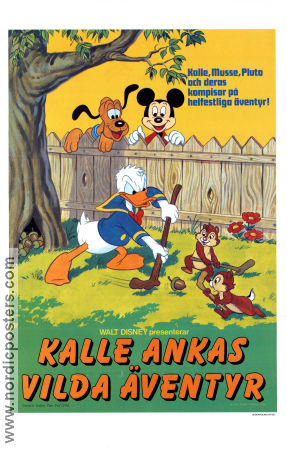 Kalle Ankas vilda äventyr 1984 poster Kalle Anka