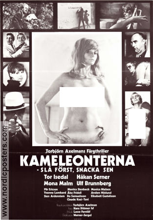 Kameleonterna 1969 poster Tor Isedal Håkan Serner Mona Malm Ulf Brunnberg Torbjörn Axelman