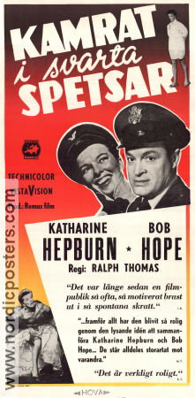 The Iron Petticoat 1956 movie poster Bob Hope Katharine Hepburn Ralph Thomas