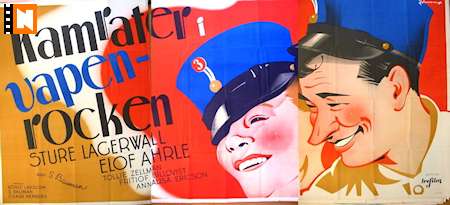 Kamrater i vapenrocken 1938 movie poster Sture Lagerwall Elof Ahrle Annalisa Ericson Find more: Large poster
