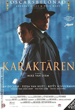 Karakter 1997 movie poster Pavlik Jansen Jan Decleir Fedja van Huet Mike van Diem Country: Netherlands