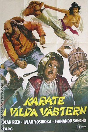 Storia di karate pugni e fagioli 1973 movie poster Dean Reed Iwao Yoshioka Martial arts