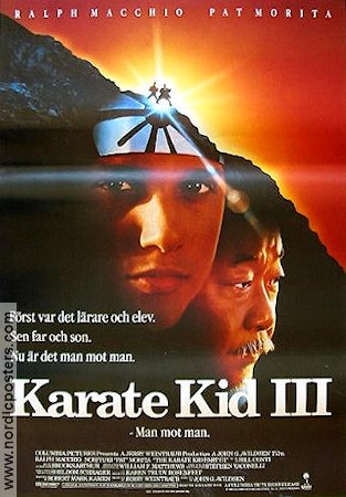 The Karate Kid 3 1989 movie poster Ralph Macchio Mountains