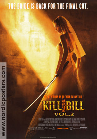 Kill Bill: Vol. 2 2004 poster Uma Thurman Quentin Tarantino